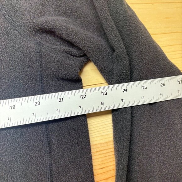 North Face Sweater Mens Medium Gray Fleece 1/4 Zip Pullover Lightweight Outdoors - Picture 4 of 10